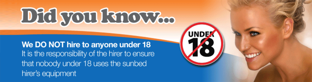 No under 18s allowed to hire beds no under 18 allowed